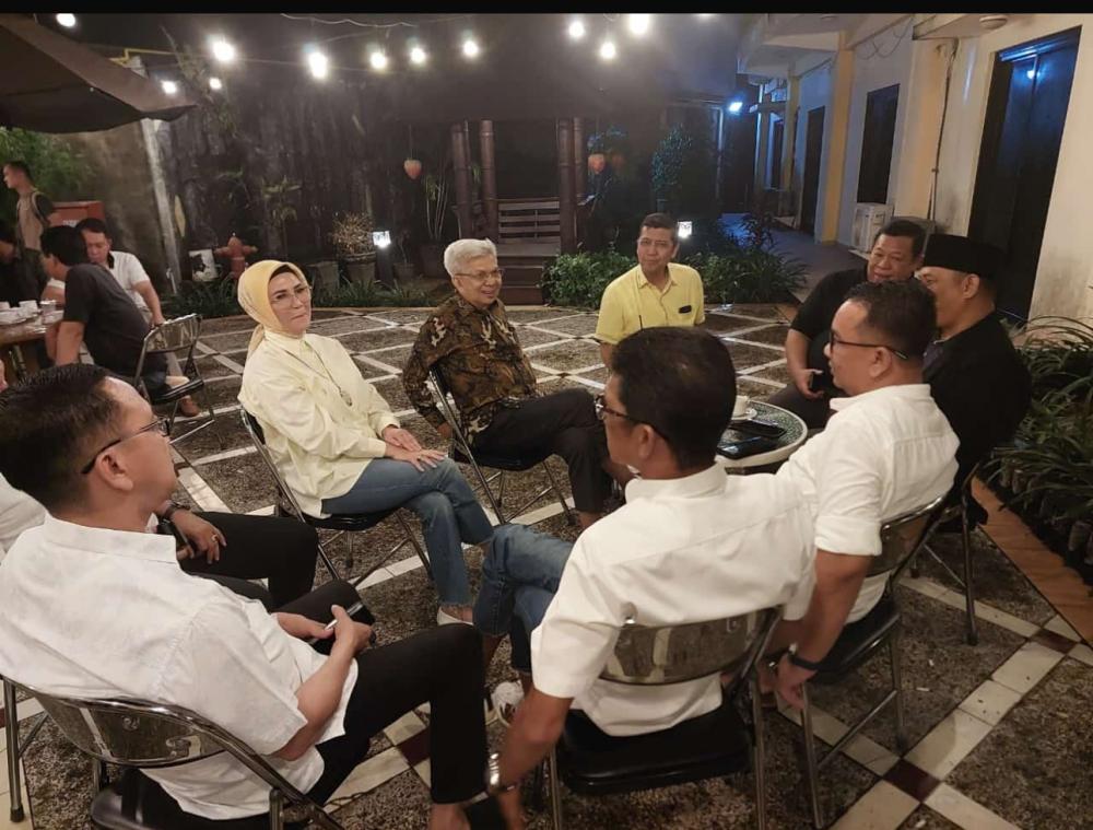 Bacalon Gubernur Sumsel H Mawardi Yahya: Ayo Kader Gerindra dan Golkar Rapatkan Barisan Kita Harus Menang 