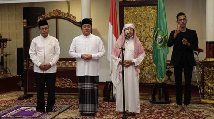 Gubernur Sumsel Gelar Sholat Hajat Minta Perlindungan Dari Wabah Corona