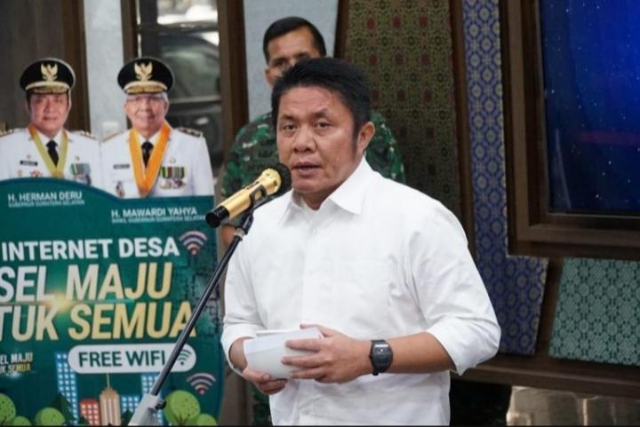 Gubernur Sumsel Ingatkan Warga Pentingnya Disiplin Menjaga Jarak