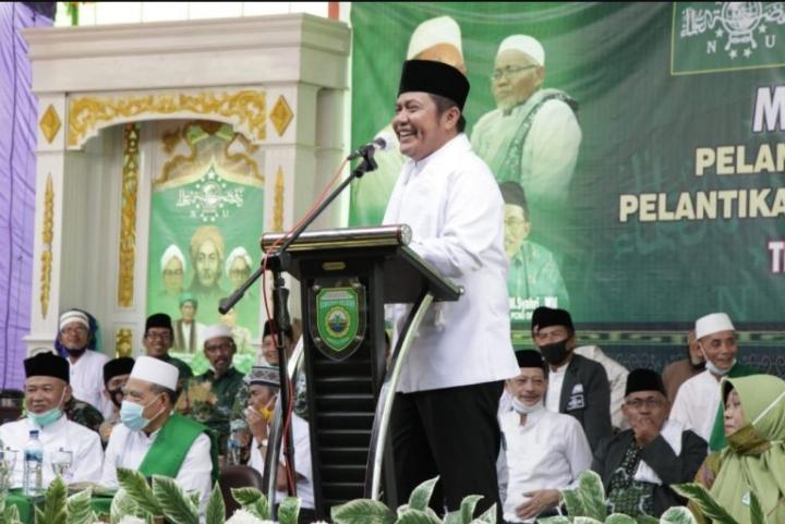 Hadiri Pelantikan PC Muslimat NU, HD: Teruslah Berkontribusi Dalam Syiarkan Islam!