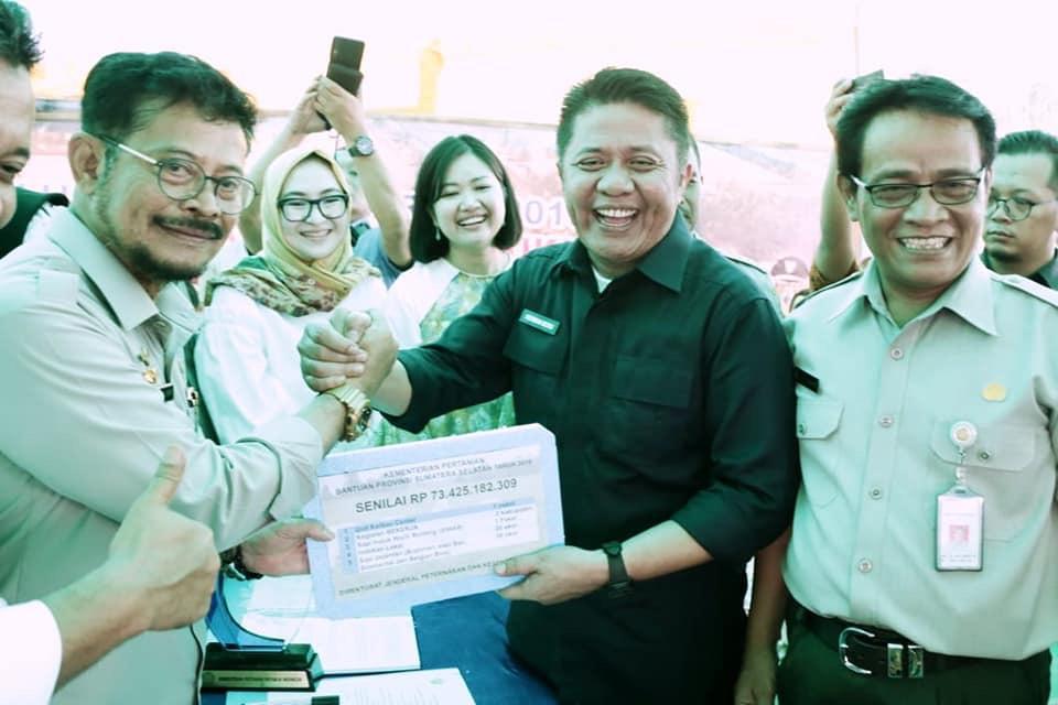 Menteri Pertanian Tunjuk Sumsel Jadi Pengekspor Pangan Pertama di Indonesia