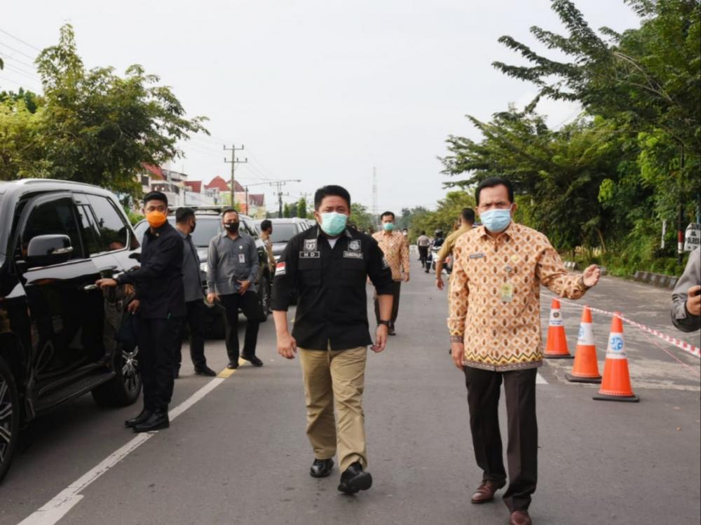 Pantau PSBB Prabumulih, HD: Boleh Tegas Tapi Harus Tetap Humanis