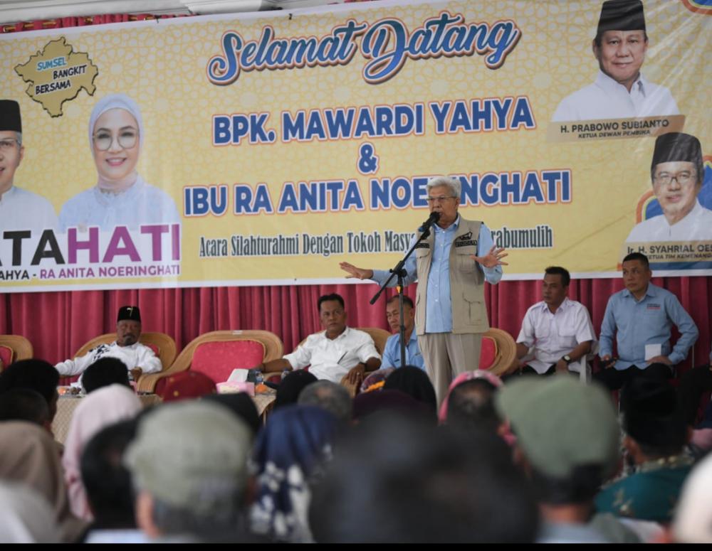 Ribuan Tokoh Masyarakat Prabumulih Siap Menangkan H Mawardi Yahya-Hj RA Anita Noeringhati Sebagai Gubernur dan Wagub Sumsel Periode 2025-2030