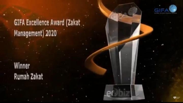 Rumah Zakat Raih GIFA Awards 2020 Kategori Zakat Management