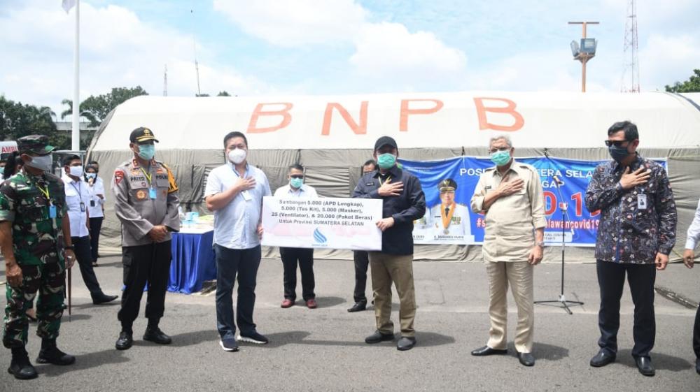 Wow, Herman Deru Dapat Support Taipan Muda Tangani Covid-19 di Sumsel